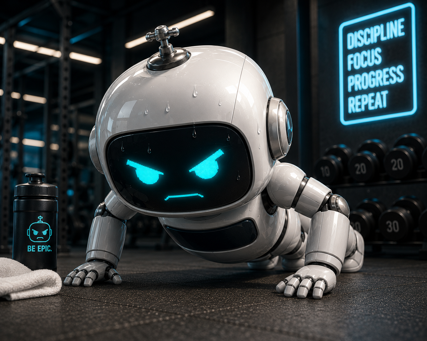 Mort training hard — AI transformation begins with discipline